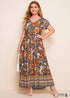 Boho Plus Size Nelly Maxi Dress For Women